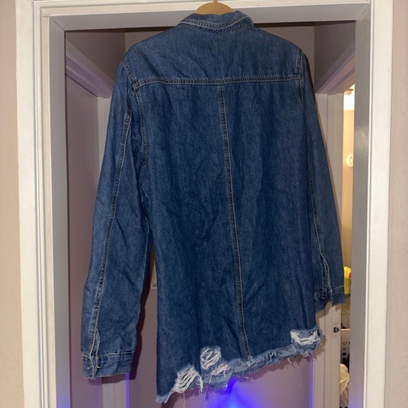 Distressed Denim Jacket - Picture 2 of 2